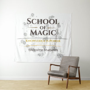 Zurück zur Schule Banner Klassenzimmer Dekoration Wandteppich