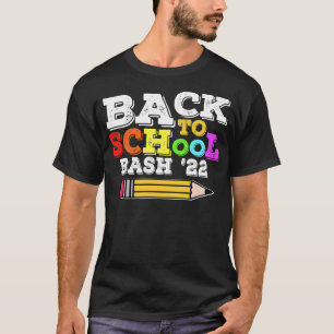 Zurück zur Schule Bash 2022 Lehrer Student T-Shirt