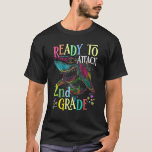 Zurück zur Schule, bereit, die zweite Klasse anzug T-Shirt