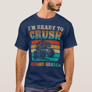 Zurück zur Schule, bereit, Monster der zweiten Kla T-Shirt