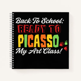 Zurück zur Schule: Bereit zum Picasso My Art Class Notizbuch