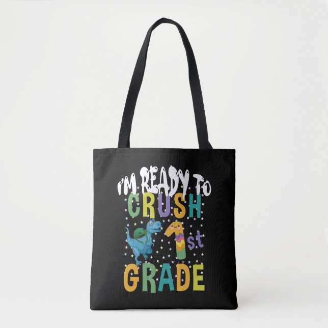 Zurück zur Schule bin ich bereit, den ersten Grad  Tasche (Vorderseite)