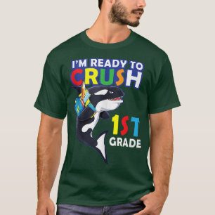 Zurück zur Schule bin ich bereit, die erste Klasse T-Shirt