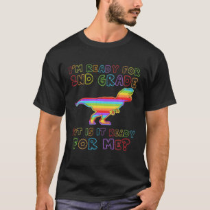 Zurück zur Schule bin ich bereit für den Trex Pop T-Shirt