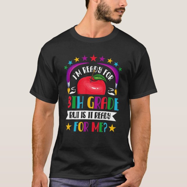 Zurück zur Schule bin ich bereit für Kinder der ac T-Shirt (Vorderseite)