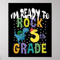 Zurück zur Schule bin ich bereit für Rock 5. Klass