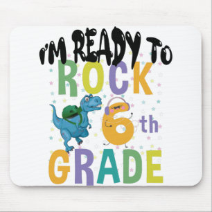 Zurück zur Schule bin ich bereit für Rock 6. Klass Mousepad