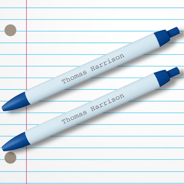 Zurück zur Schule Blauer farbiger Junge Typisierte Kugelschreiber (Von Creator hochgeladen)