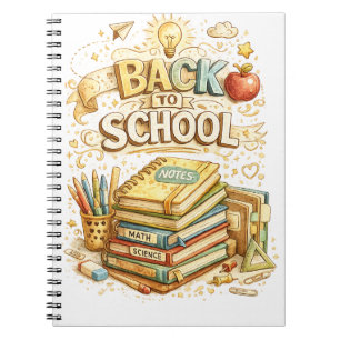 Zurück zur Schule College Notizbücher Cute Schule