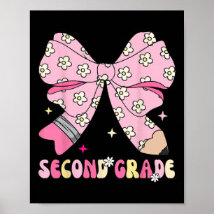 Zurück zur Schule Coquet des zweiten Grades Kid Te Poster