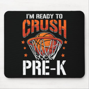 Zurück zur Schule Crush Pre-k Basketball Boys Kind Mousepad