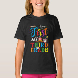 Zurück zur Schule, dritte Klasse T-Shirt