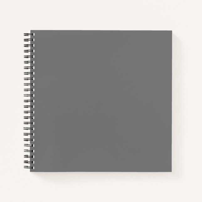 Zurück zur Schule, einfache graue Behörde® Notizbuch (Vorderseite)