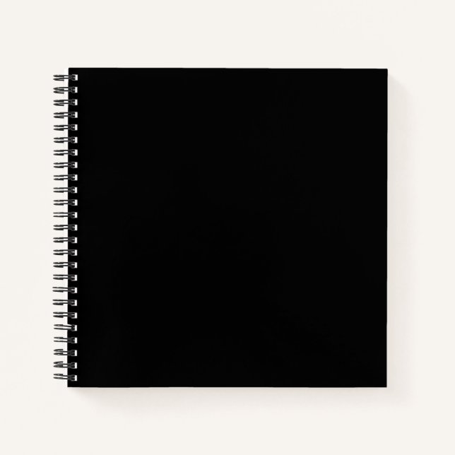 Zurück zur Schule, einfache schwarze Autorität® Sp Notizbuch (Vorderseite)