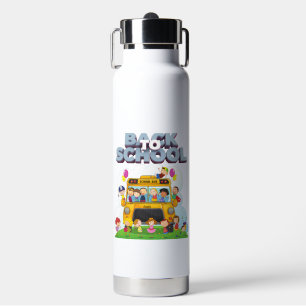 Zurück zur Schule - Erfrischende Wasserflasche Trinkflasche