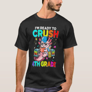 Zurück zur Schule Erster Tag Ich bin bereit, die 4 T-Shirt