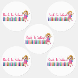 zurück zur Schule Etiketten