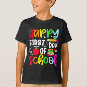 Zurück zur Schule Froher erster Schultag Lehrer S T-Shirt