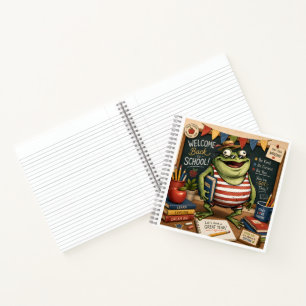 Zurück zur Schule Frosch PNG, Lehrer Klassenzimmer Notizbuch