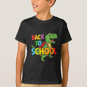 Zurück zur Schule Funny Colorful Dinosaurier Carto T-Shirt