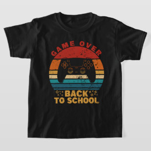 Zurück zur Schule - Funny Game Over Student Contro T-Shirt