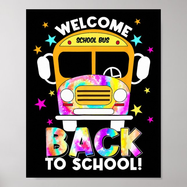 Zurück zur Schule für Busfahrer Beförderungsmethod Poster (Vorne)