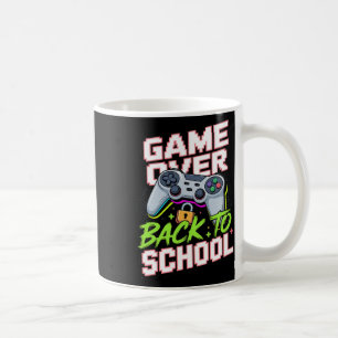 Zurück zur Schule Gamer Controller Cool Lustiger V Kaffeetasse