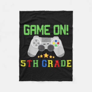Zurück zur Schule Gamer-Outfit Videospiel-Thema Pr Fleecedecke