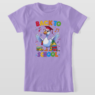 Zurück zur Schule Gans – Farbige lustige T-Shirt G