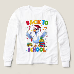 Zurück zur Schule Gans – Farbige lustige T-Shirt G