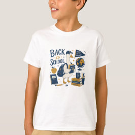 Zurück zur Schule Gans Vintage-Ästhetik T-Shirt