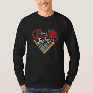 Zurück zur Schule Geek Nerd Mathe Wissenschaft Leh T-Shirt