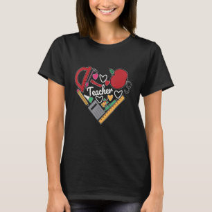 Zurück zur Schule Geek Nerd Mathematik Lehrerin Ma T-Shirt