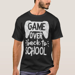 Zurück zur Schule Gezwitscher über Lehrer Student T-Shirt