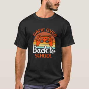 Zurück zur Schule Gezwitscher über Lehrer Student T-Shirt