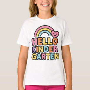 Zurück zur Schule Hallo Kindergarten-Lehrer Kinder T-Shirt