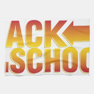 zurück zur Schule Handtuch