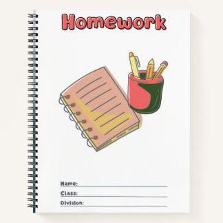 zurück zur Schule, Hausaufgaben der Uni Notizbuch