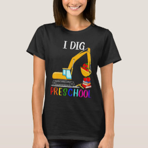 Zurück zur Schule I Dig Preschool Jungs Lieben Ex T-Shirt
