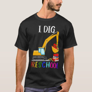 Zurück zur Schule I Dig Preschool Jungs Lieben Ex T-Shirt