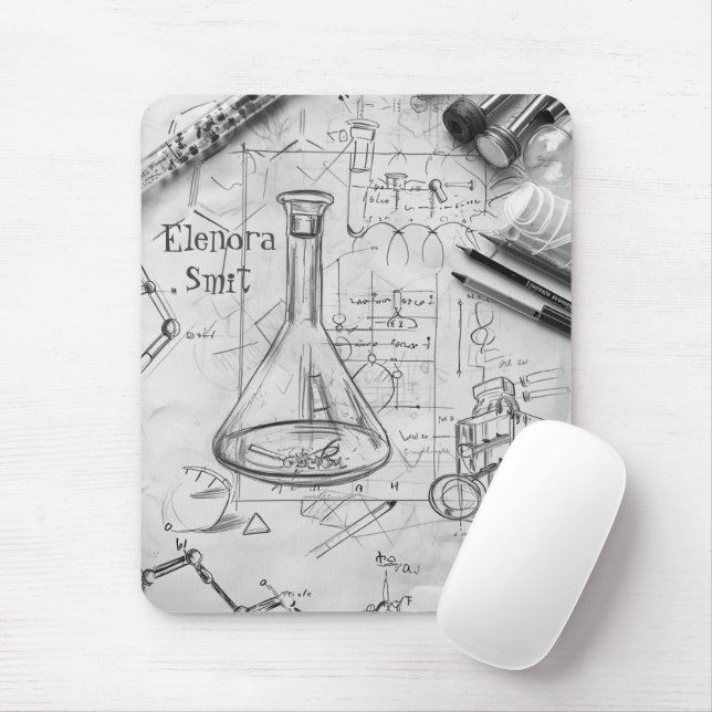Zurück zur Schule I Wissenschaft 10 Mousepad (Mit Mouse)