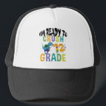 Zurück zur Schule Ich bin bereit, den 12. Grad Din Truckerkappe<br><div class="desc">Zurück zur Schule Ich bin bereit,  den 12. Grad Dino 12.,  Klasse, Geschenk, Ideen, zurück zur Schule, 2021, erster Tag der Schule, Geschenkidee, 12., Grader, Student, Zwölfte, Grade, Dinosaurier, Schule, Lehrer, Klasse, 12. Klasse Lehrer, Schüler, Lehrer, 12. Geschenke</div>