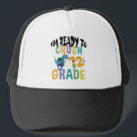 Zurück zur Schule Ich bin bereit, den 12. Grad Din Truckerkappe<br><div class="desc">Zurück zur Schule Ich bin bereit,  den 12. Grad Dino 12.,  Klasse, Geschenk, Ideen, zurück zur Schule, 2021, erster Tag der Schule, Geschenkidee, 12., Grader, Student, Zwölfte, Grade, Dinosaurier, Schule, Lehrer, Klasse, 12. Klasse Lehrer, Schüler, Lehrer, 12. Geschenke</div>