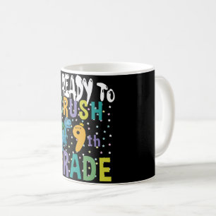 Zurück zur Schule Ich bin bereit, den 9. Grad Dino Kaffeetasse