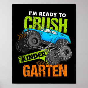 Zurück zur Schule Ich bin bereit, den Kindergarten Poster