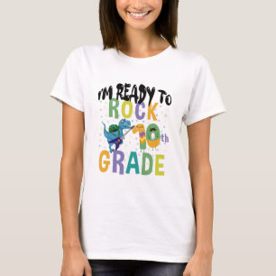 Zurück zur Schule Ich bin bereit, die 10. Klasse z T-Shirt