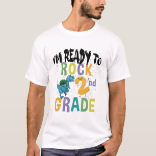 Zurück zur Schule Ich bin bereit, die 2. Klasse zu T-Shirt