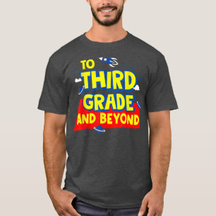 Zurück zur Schule in die dritte Klasse und über di T-Shirt