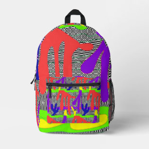 Zurück zur Schule, Jive School Wandern Bedruckter Rucksack