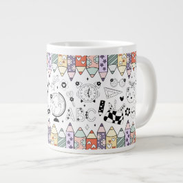 Zurück zur Schule Jumbo-Tasse